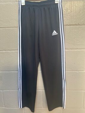 adidas Black track pants with White Triple Stripes